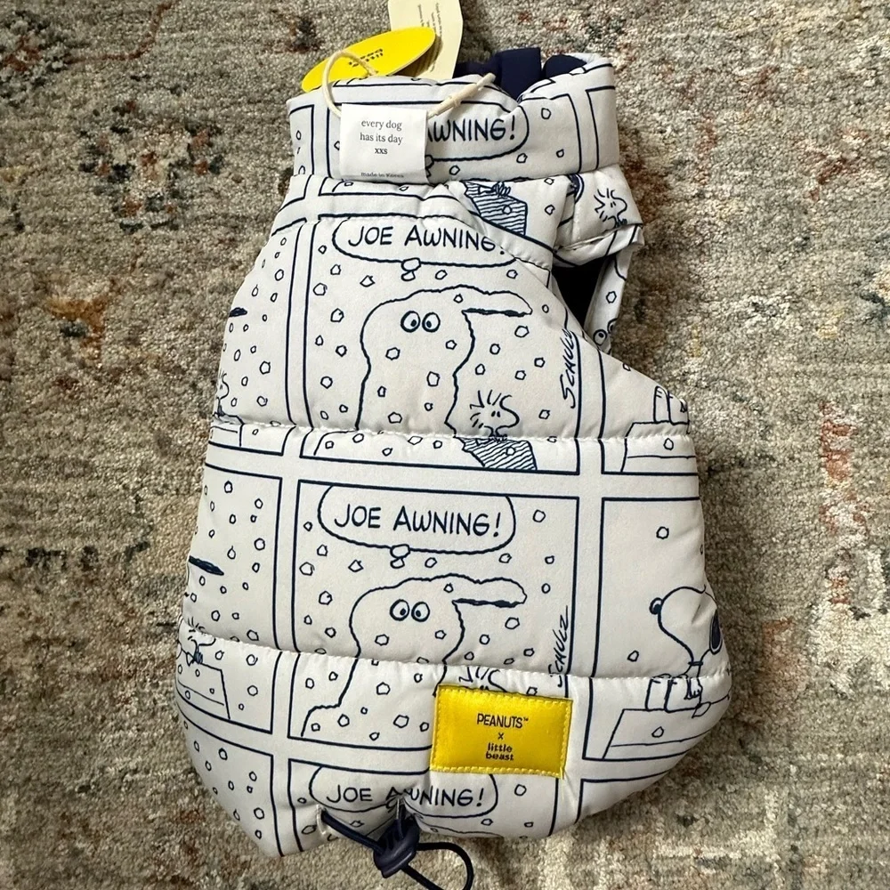 RARE Little Beast NWT Snoopy Puffer Parka— size XXS